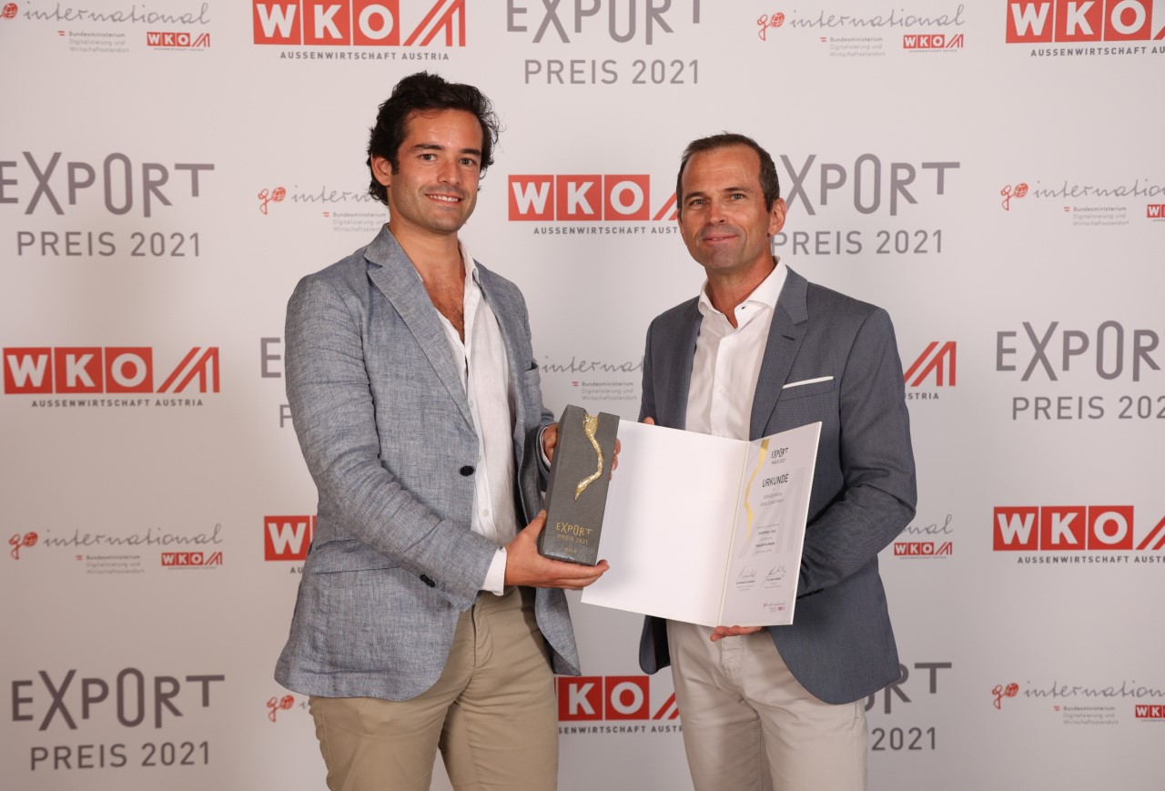Gebr'der Weiss wins gold at the Austrian Export Prizes 2021