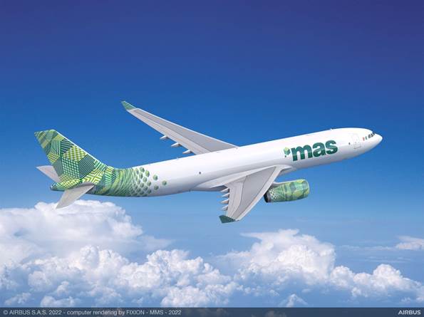 mas to operate America's first A330-200P2F